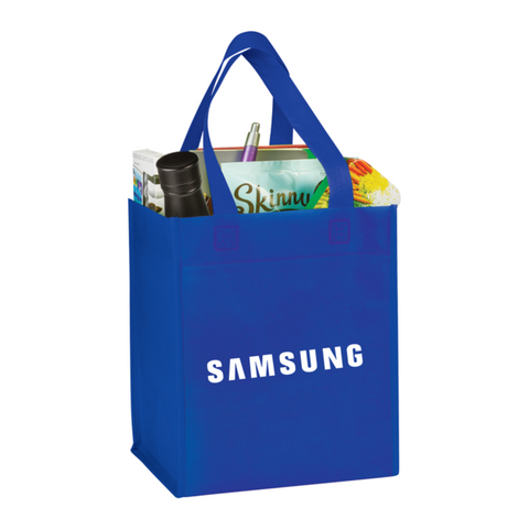 Insulated Grocery Blue Tote